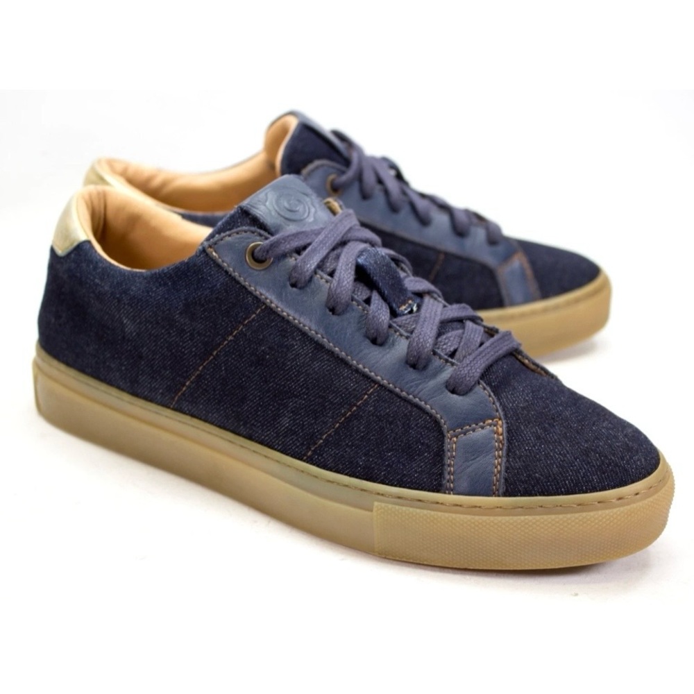 GREATS Brooklyn The Royale Womens US 9.5 EU 39.5 Indigo Denim Fashion Sneakers